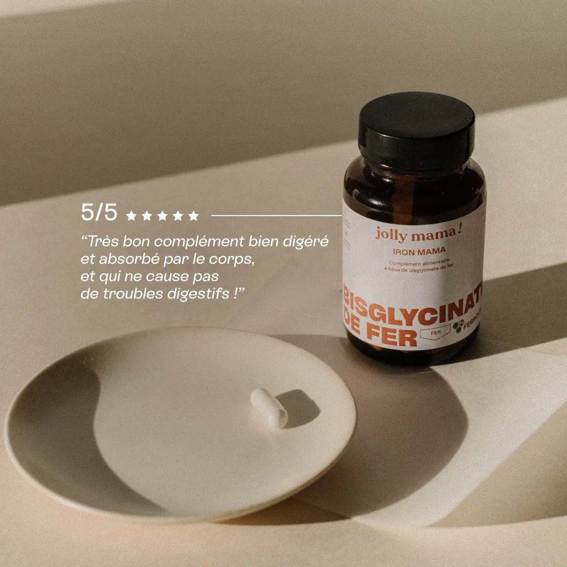 Iron Mama Jolly Mama gentle high-absorption formula, no side effects