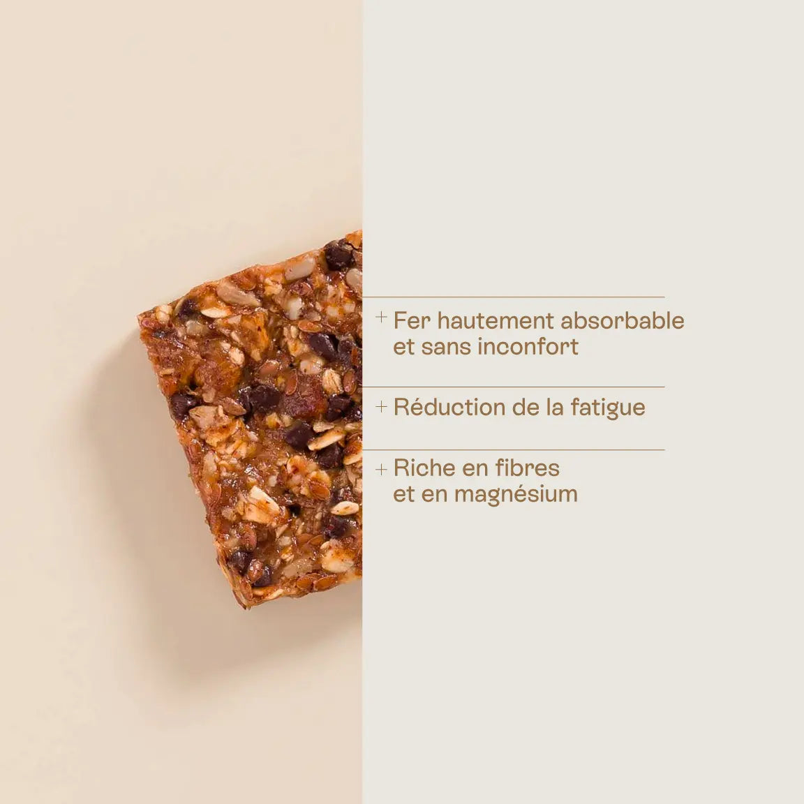 Chococo, snack enrichi en fer pour réduire la fatigue