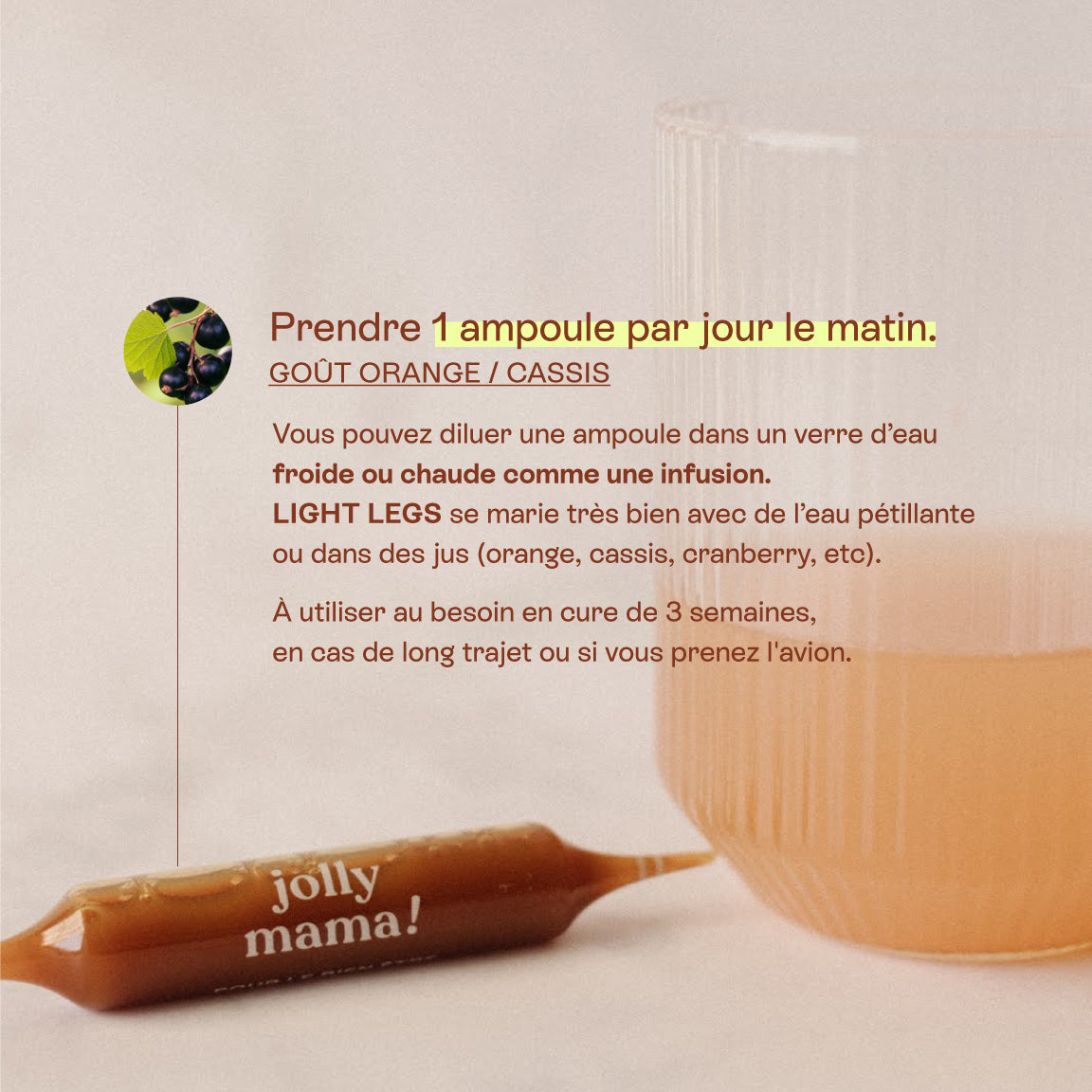 Light Legs complemento venoso natural para piernas pesadas — Jolly Mama