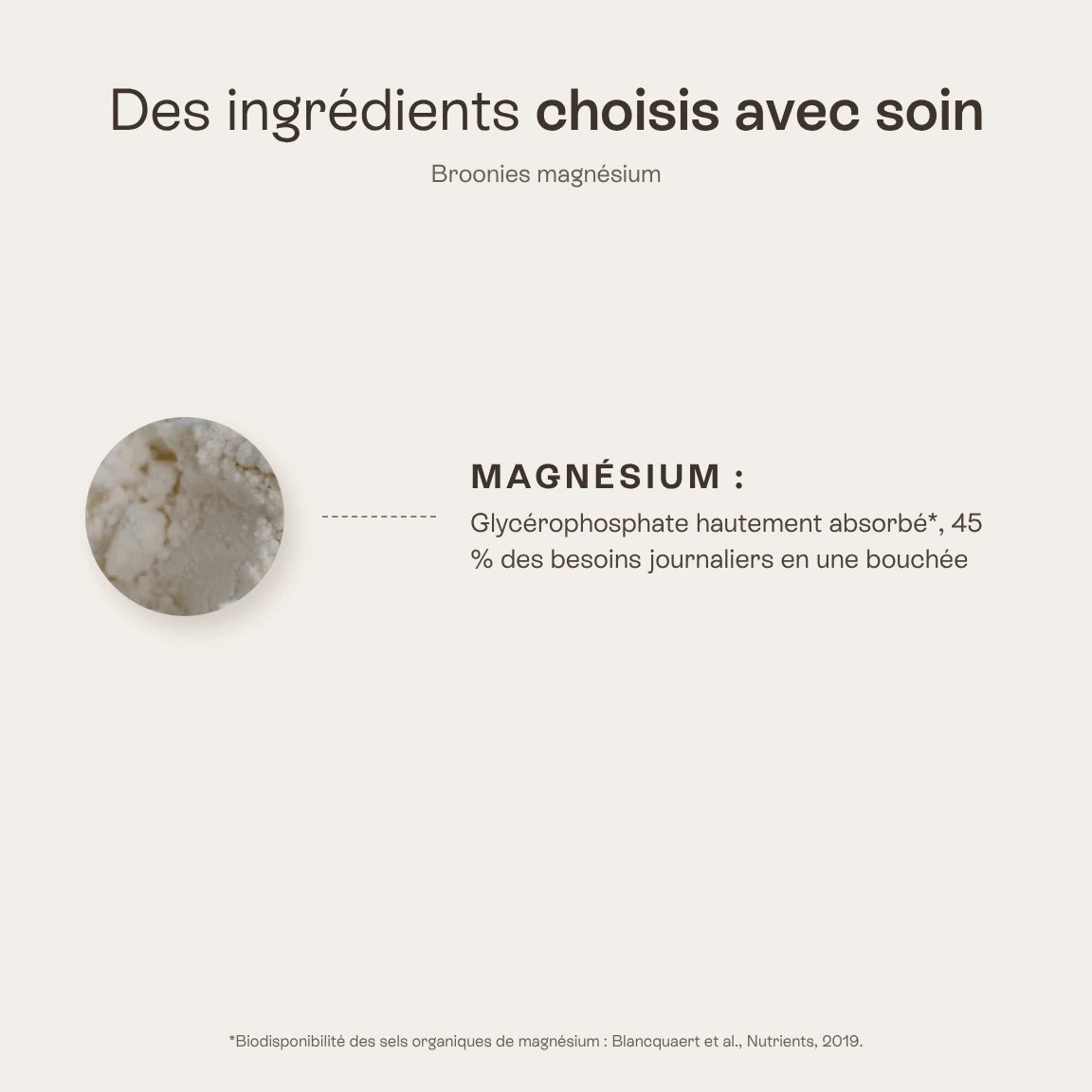 Broonies magnésium