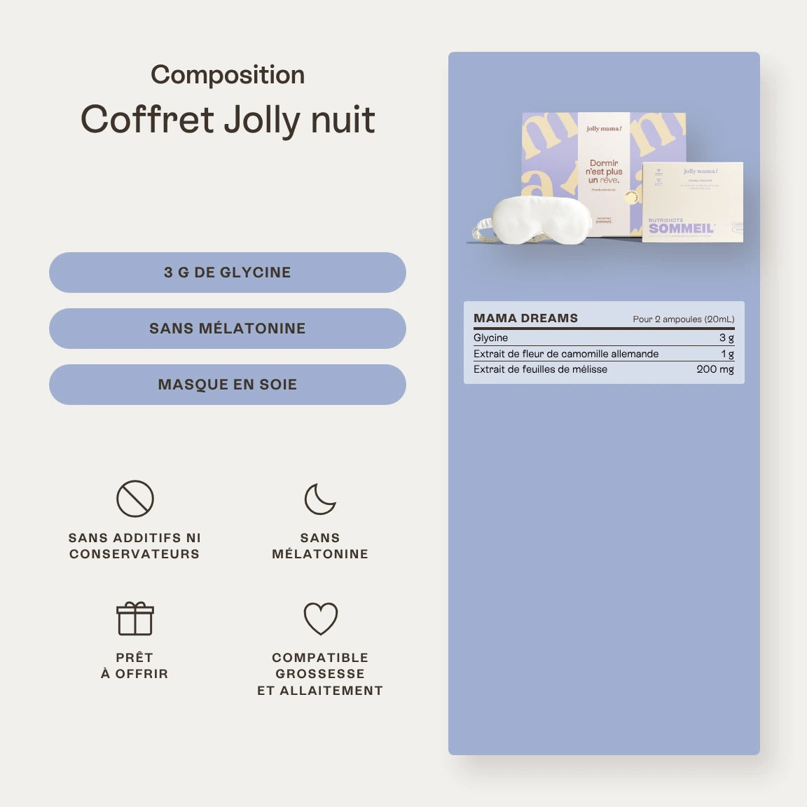 Coffret Jolly nuit