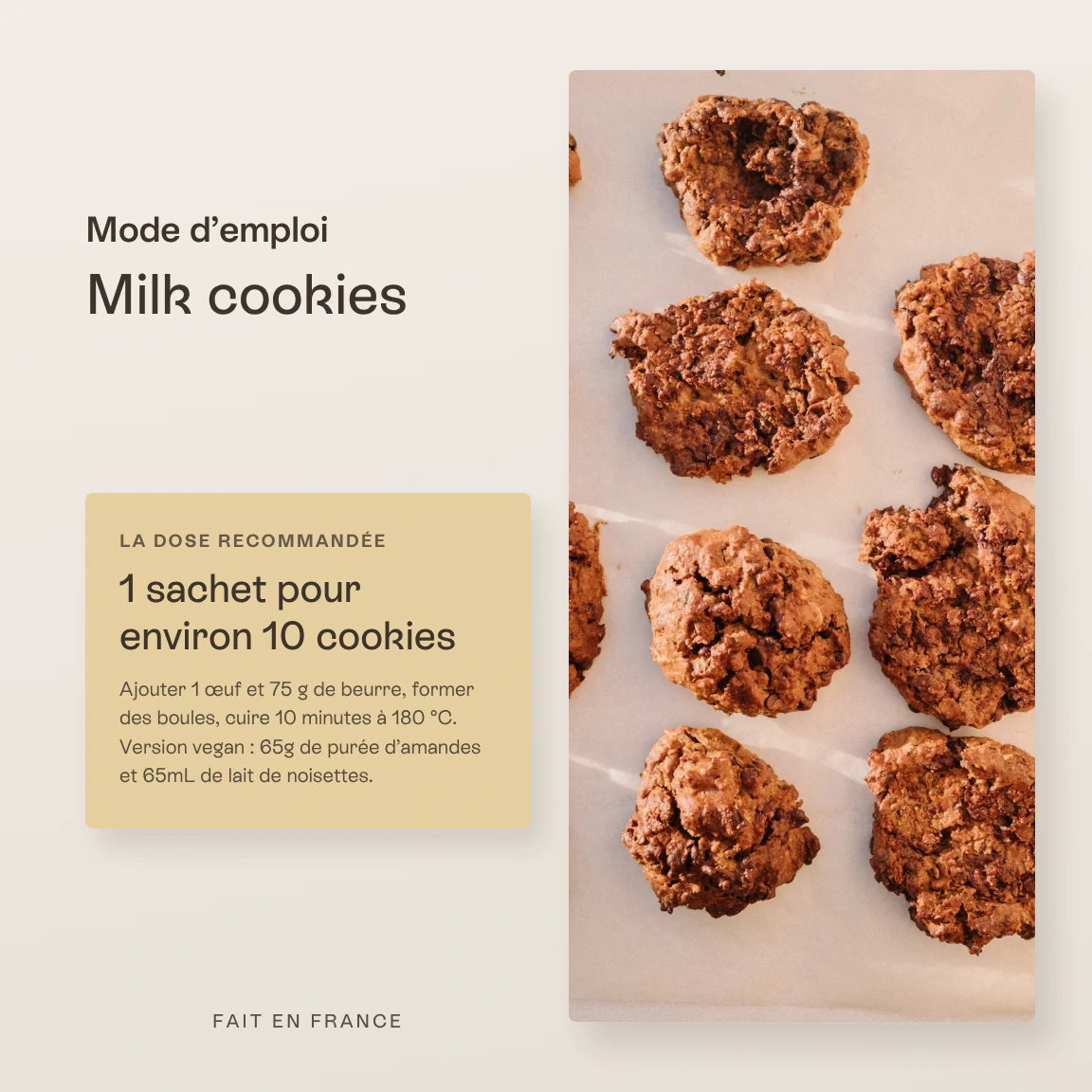 Milk cookies
