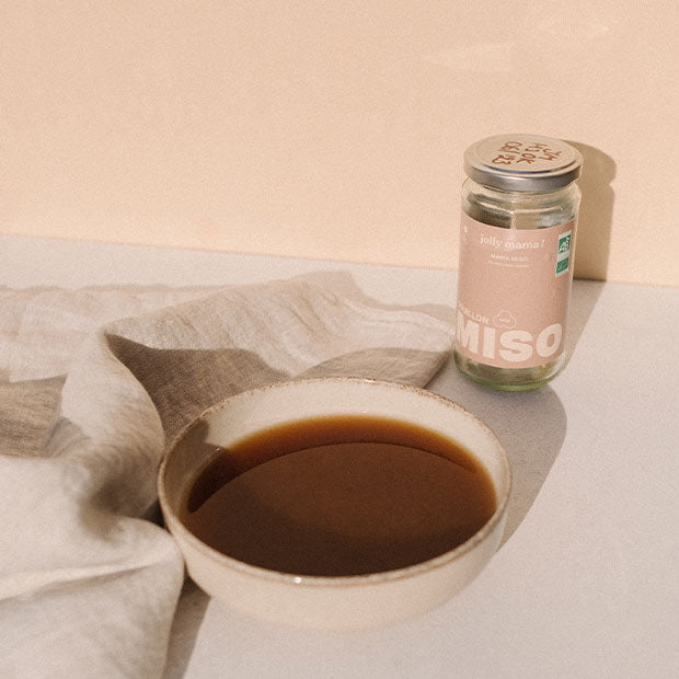 Mama Miso Jolly Mama – Bio-Miso-Suppe vegan, reich an natürlichem Jod, ideal für Schwangerschaft und Stillzeit