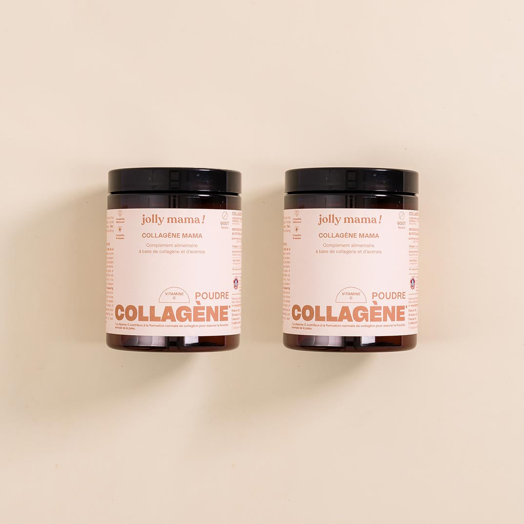 2 vasetti di polvere di collagene