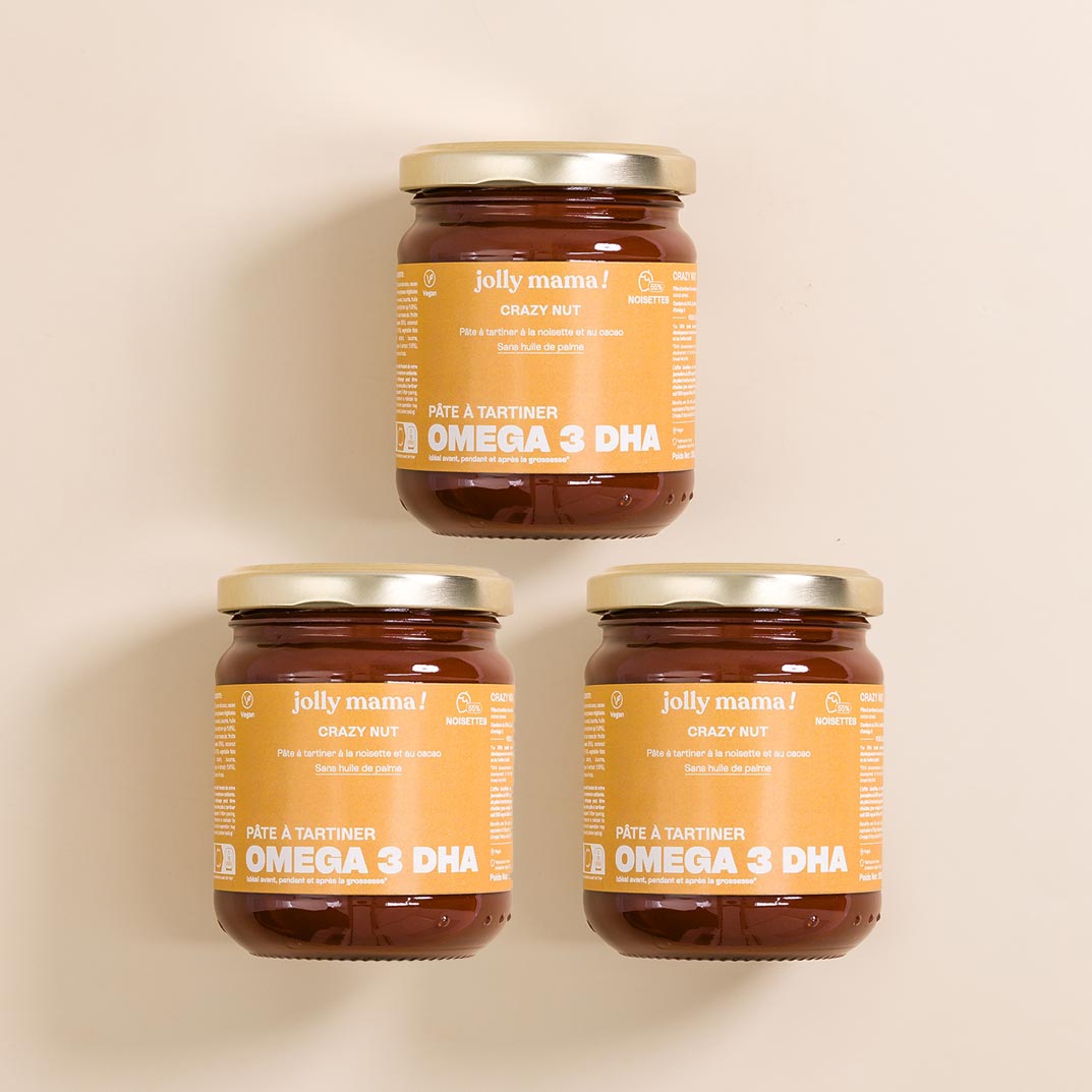 3 vasetti di crema spalmabile