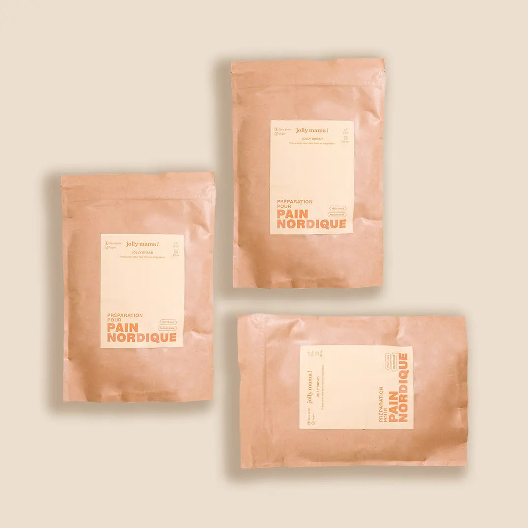 3 pakken broodmix voor zadenbrood