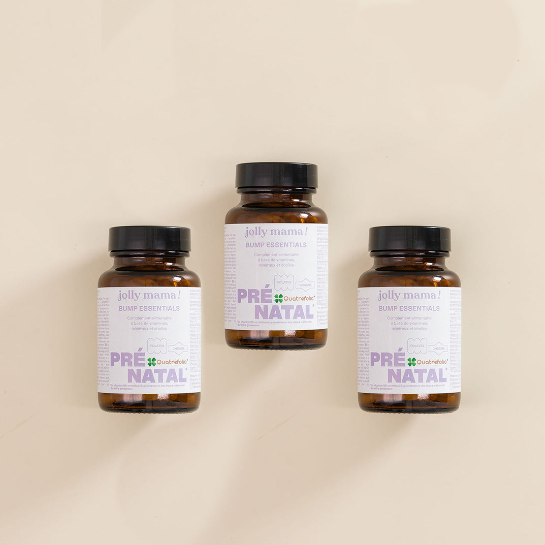 3 pots of Bump essentials