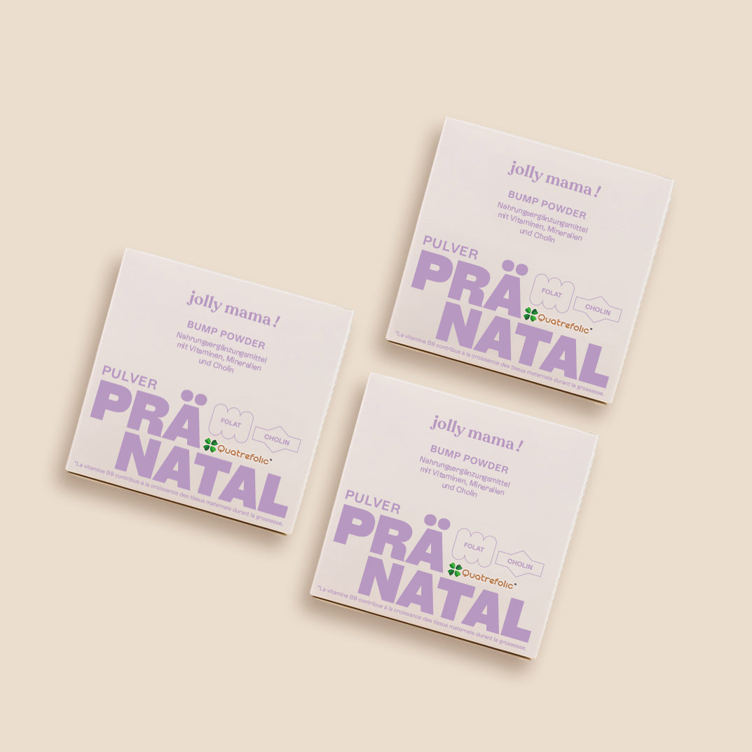 3 boxes of pregnancy supplement in powder form in German