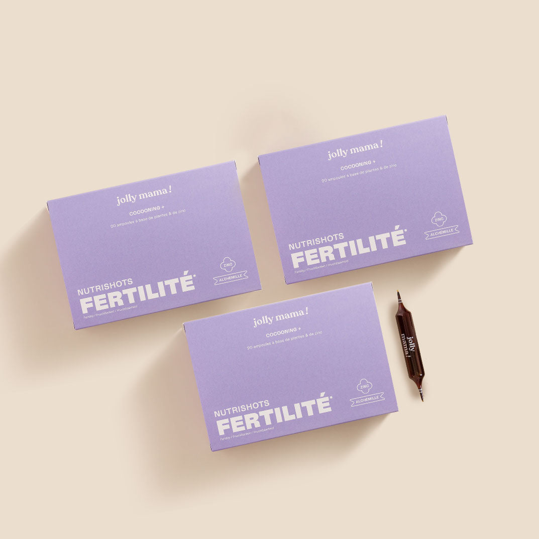 3 boxes of the fertility food supplement