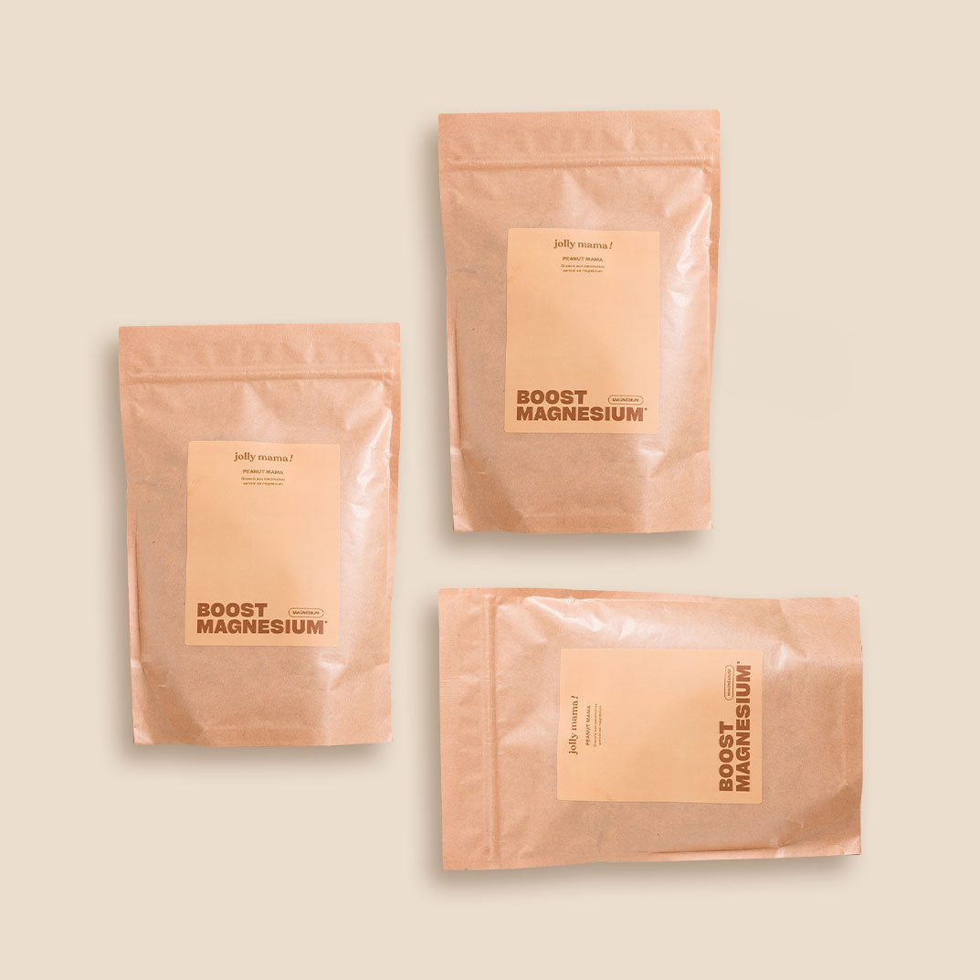 Peanut Mama magnesiumgranola Jolly Mama – 300 g, glutenvrij, rijk aan magnesiumglycerofosfaat (50% van de ADH), geschikt tijdens zwangerschap & borstvoeding