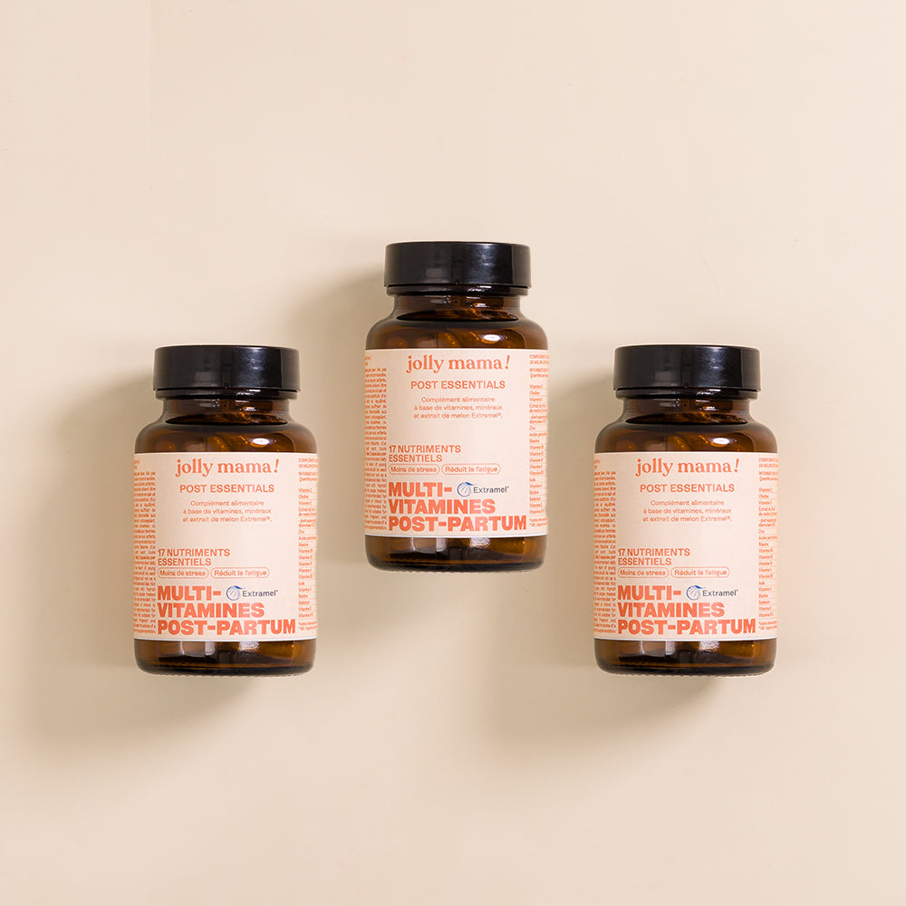 visual 3 jars post-partum food supplement