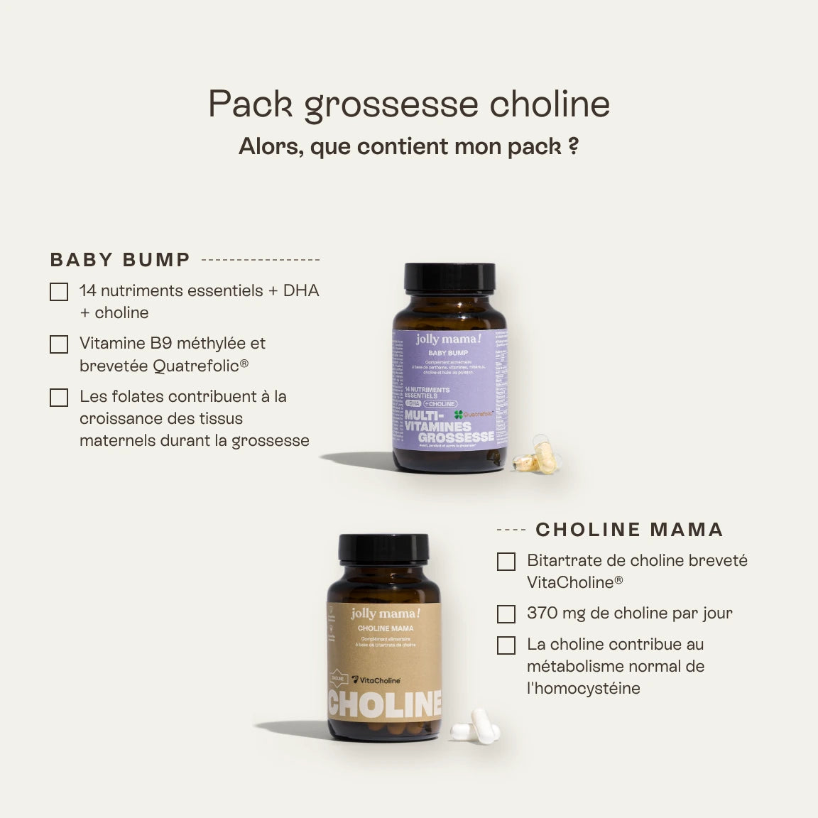 Pack grossesse choline