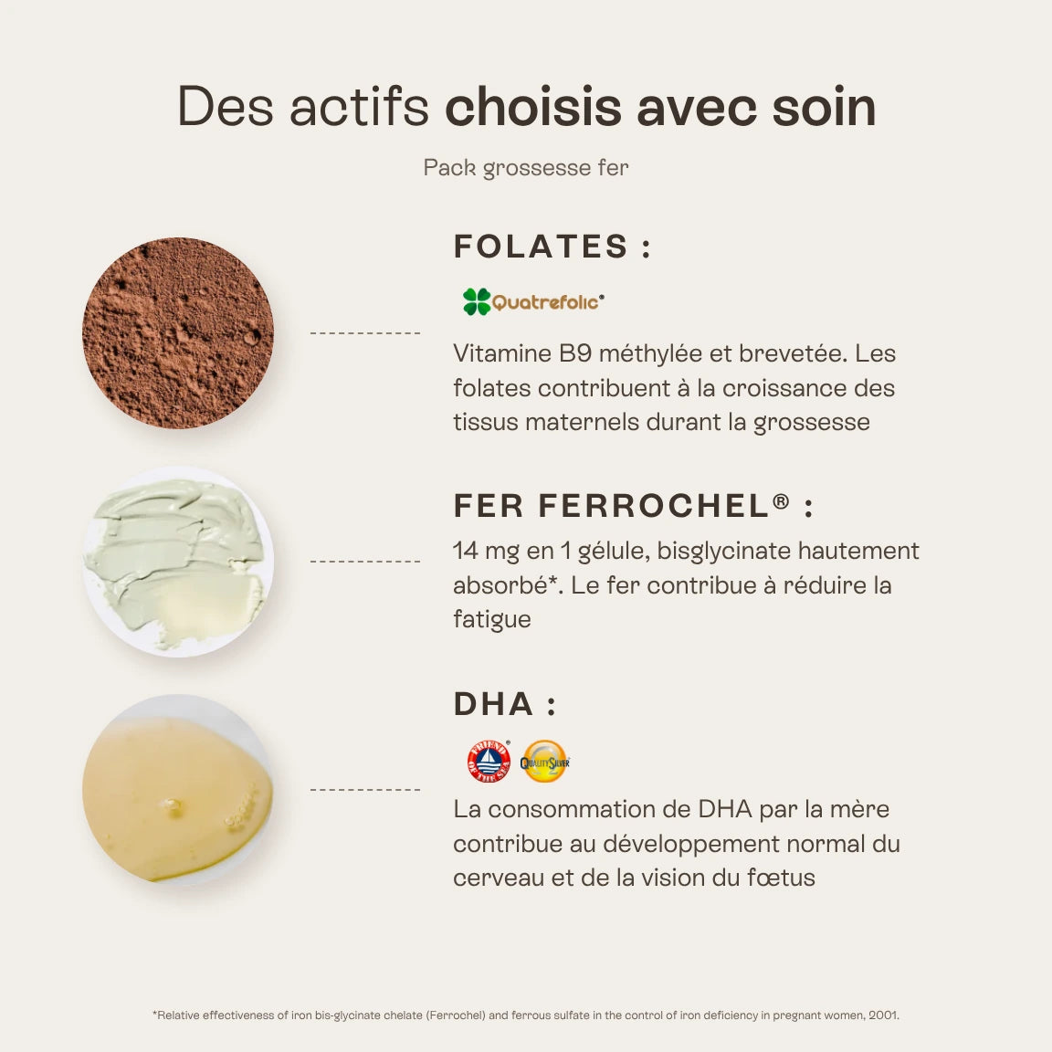 Pack grossesse fer