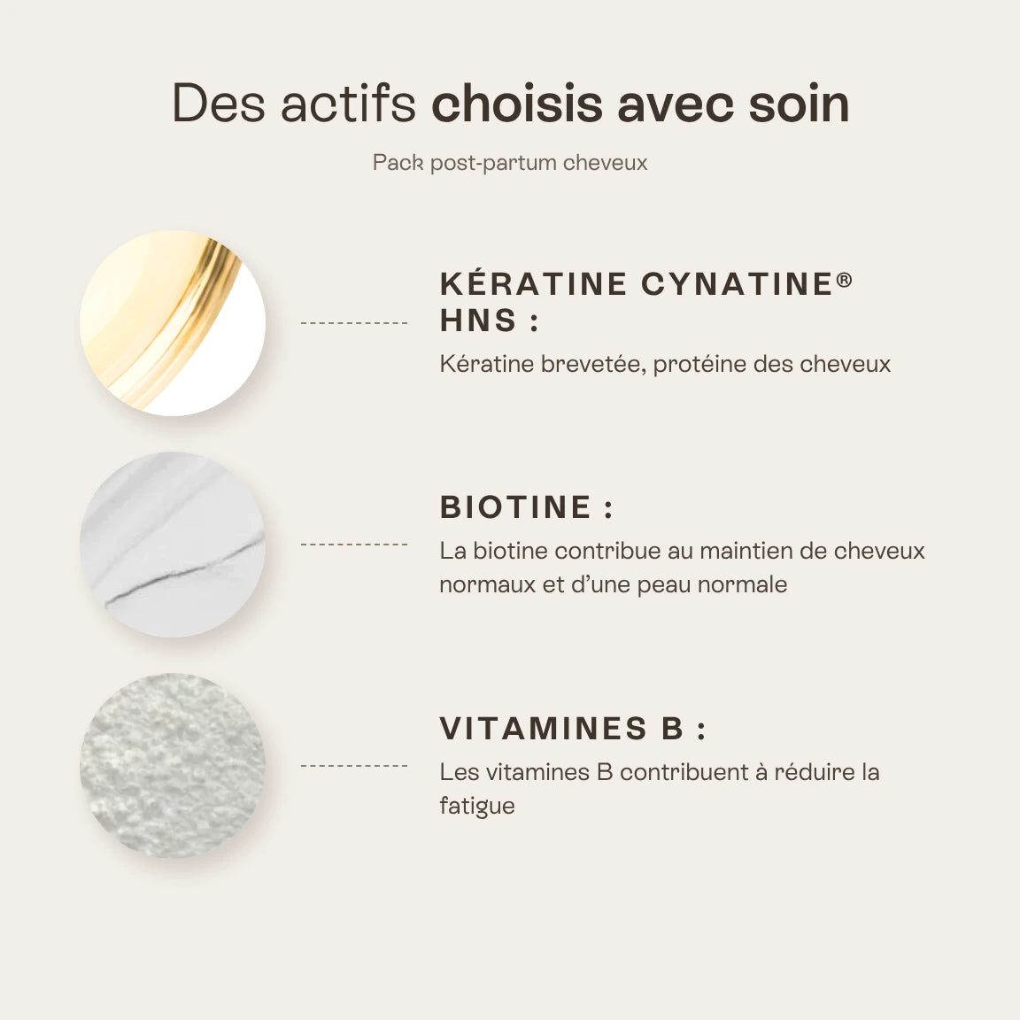 Pack post-partum chute de cheveux