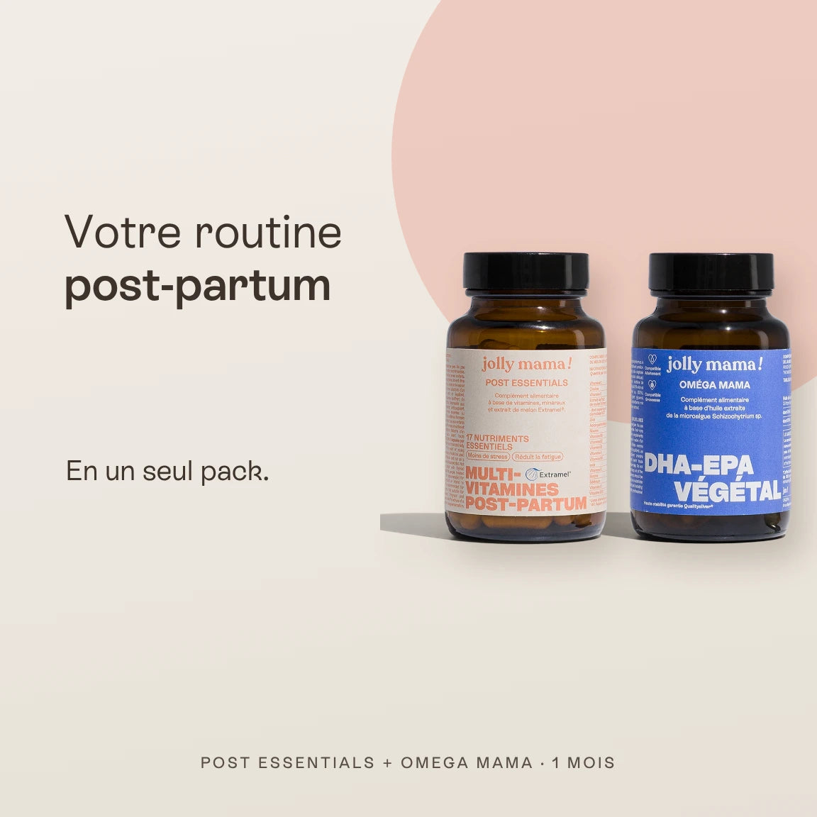 Pack postpartum multivitamines
