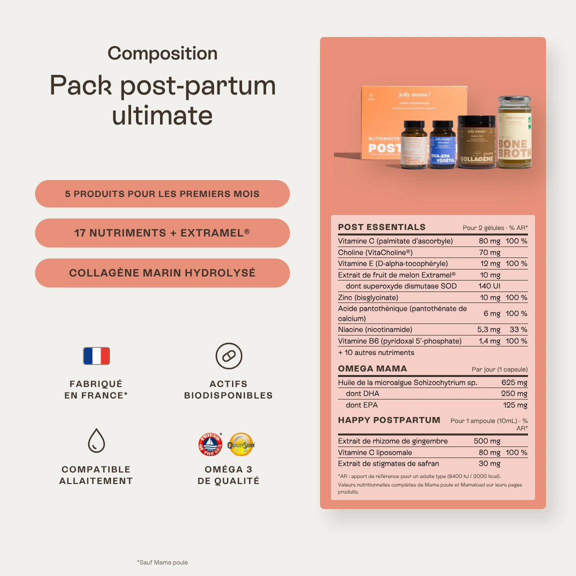 Pack postpartum ultimate