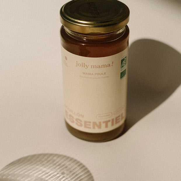 Mama Poule – bouillon reminéralisant artisanal, favorise récupération post-accouchement