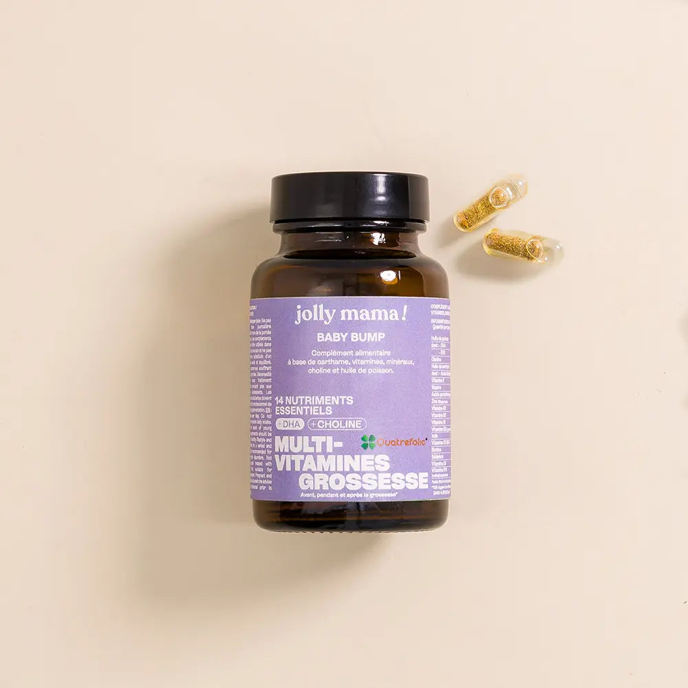 visuel multivitamines grossesse baby bump