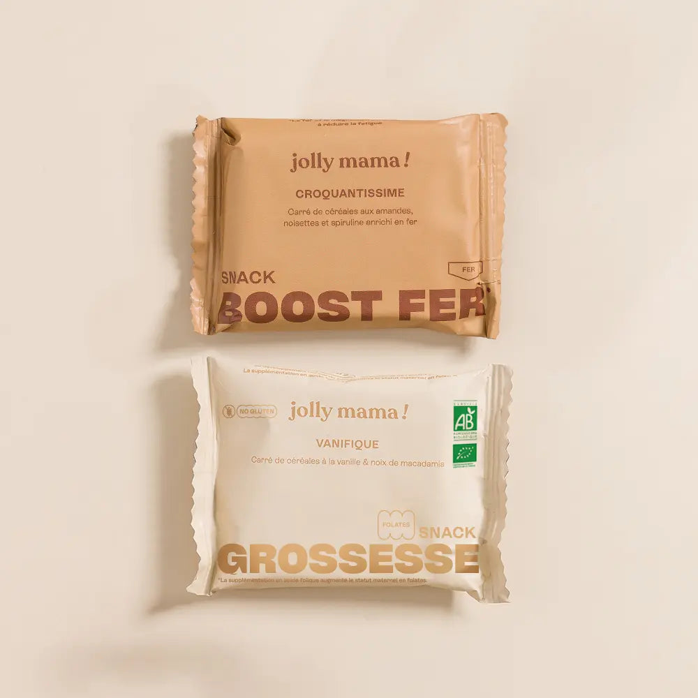 photo des snacks jolly mama grossesse